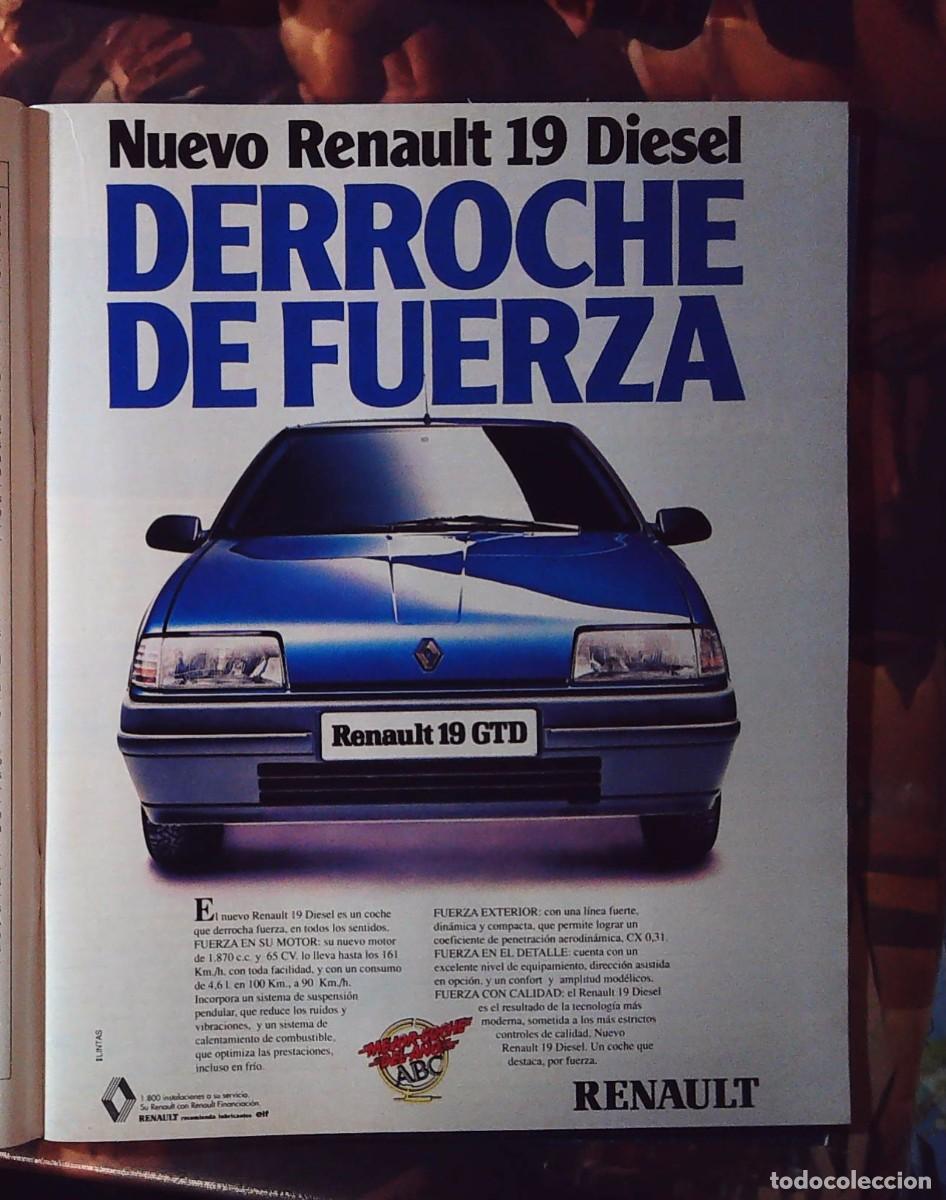 Cine: renault 19 diesel anuncio publicidad
