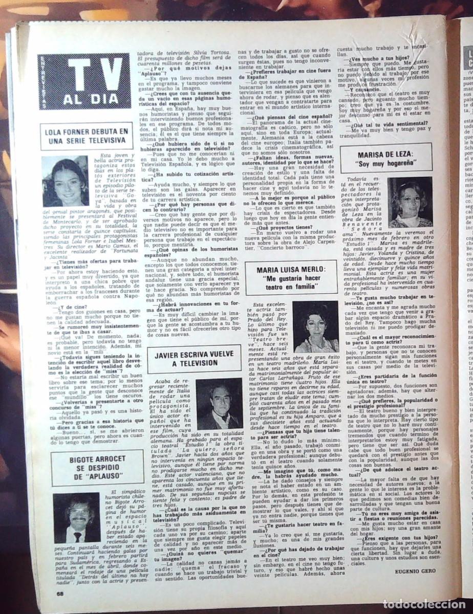 Cine: lola forner miss espa&ntilde;a 1979 maria luisa merlo bigote arrocet javier escriva marisa de leza bigote a