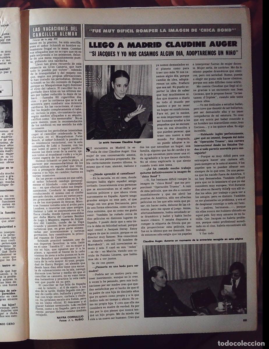 Cine: claudine auger en madrid