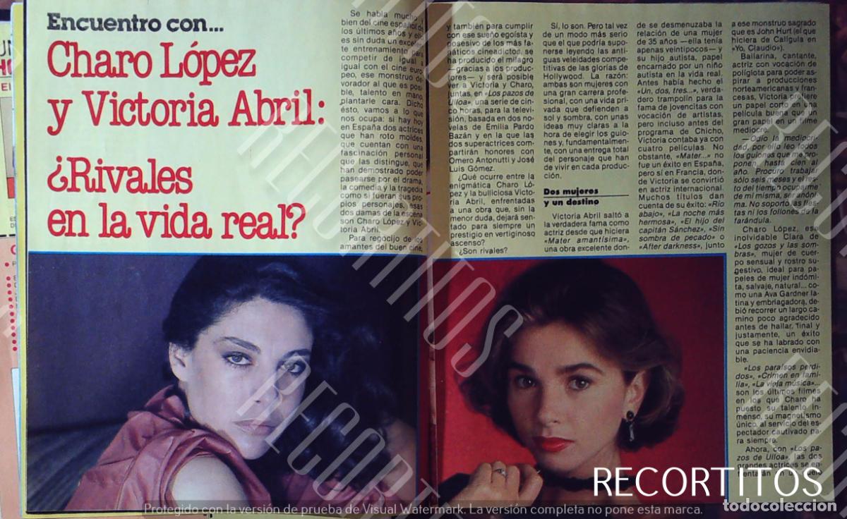 Cine: charo lopez victoria abril un dos tres