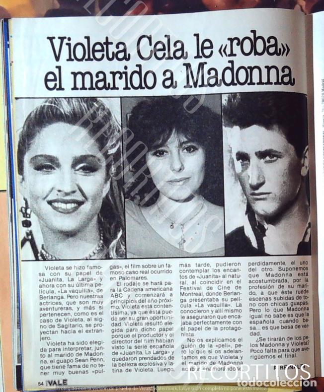 Cine: madonna sean penn violeta cela