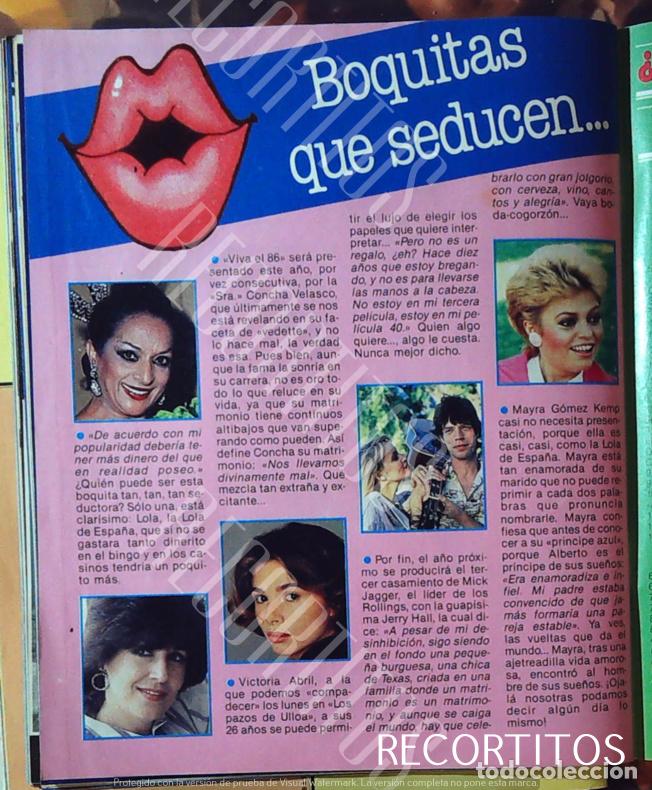 Cine: MAYRA GOMEZ KEMP UN DOS TRES 1 2 3 TRIO ACUARIO lola flores jerry hall mick jagger victoria abril co