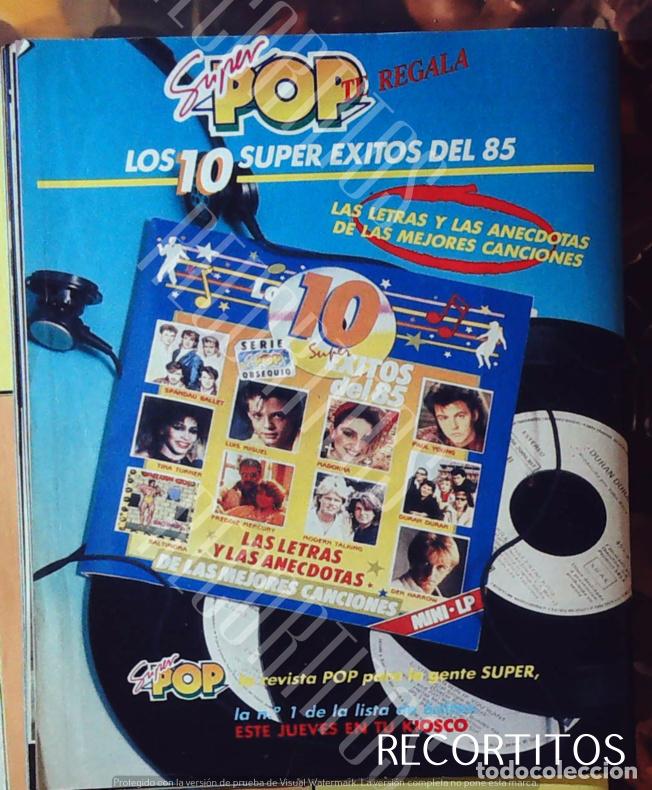 Cine: anuncio super pop madonna luis miguel modern talking duran duran paul young tina turner spandau ball