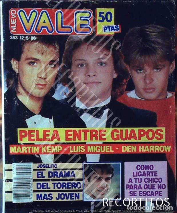 Cine: recorte y portada luis miguel den harrow martin kemp