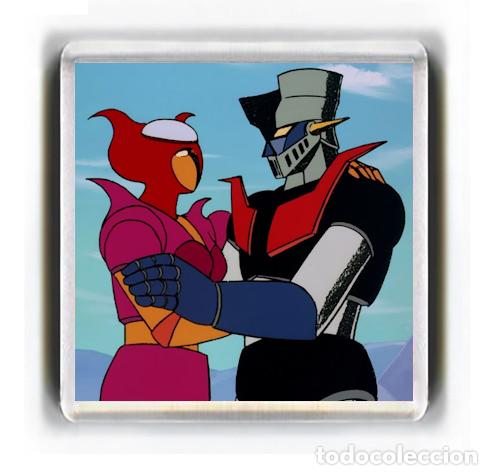 Cine: IMAN ACRILICO NEVERA - DIBUJOS ANIMADOS - MAZINGER Z Y AFRODITA A