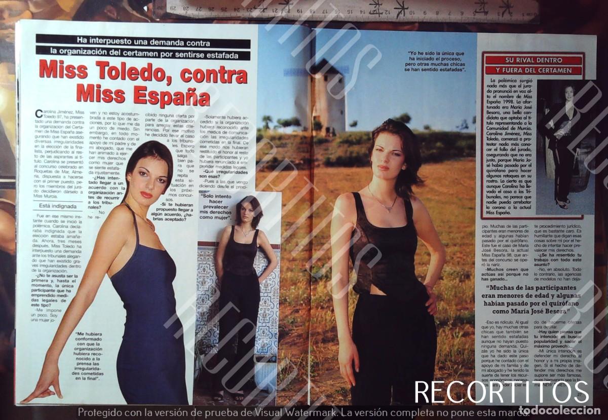 Cine: carolina jimenez miss toledo contra maria jose besora miss espa&ntilde;a