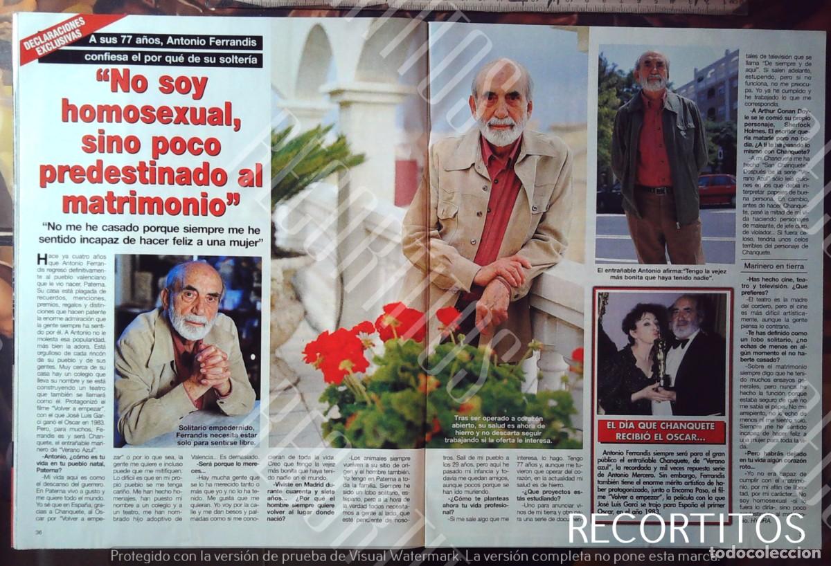 Cine: antonio ferrandis chanquete no soy homosexual lgtbi gandia encarna paso