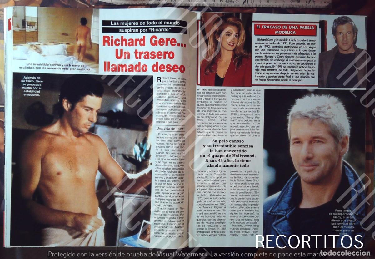 Cine: richard gere cindy crawford el culo un trasero llamado