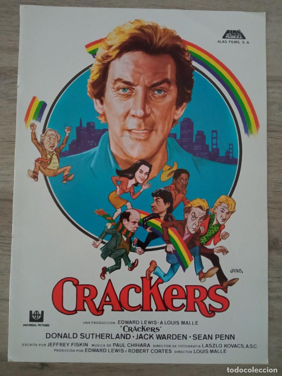 Cine: CRACKERS, DONALD SUTHERLAND, BODY ROCK, LORENZO LAMAS, HOJA SUELTA DE CATALOGO DE LANZAMIENTOS