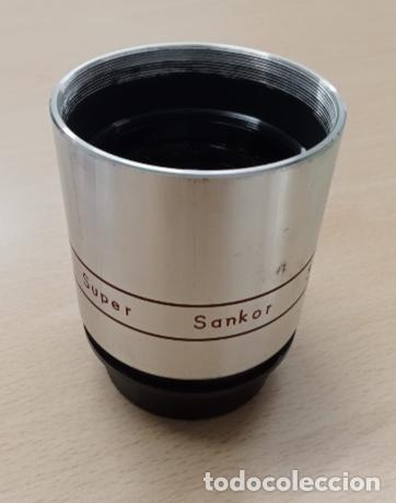 Cine: Objetivo proyecci&oacute;n cine vintage Super Sankor 3.75&rdquo; f/1.9 NOS Caja