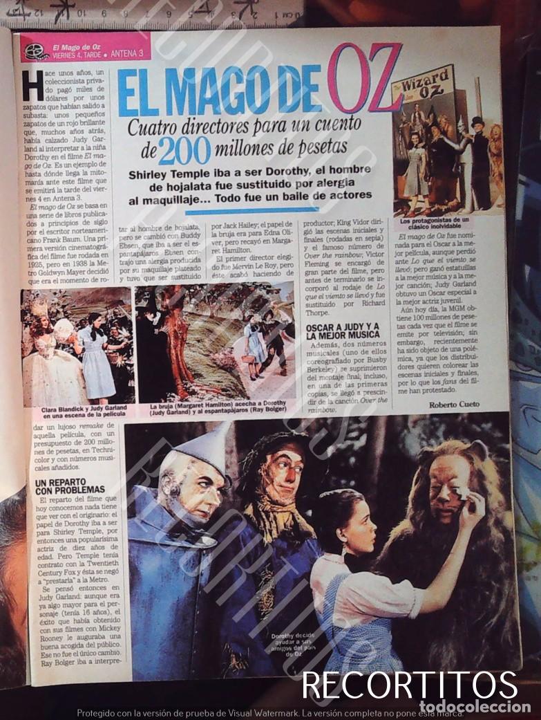 Cine: EL MAGO DE OZ JUDY GARLAND