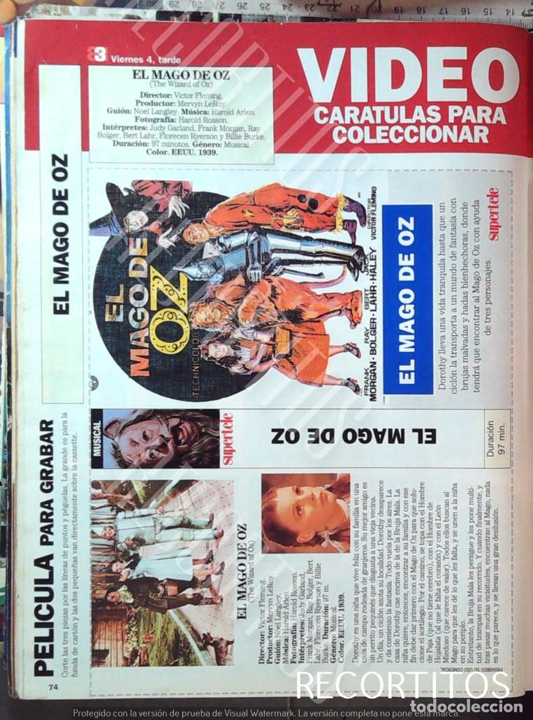 Cine: EL MAGO DE OZ JUDY GARLAND