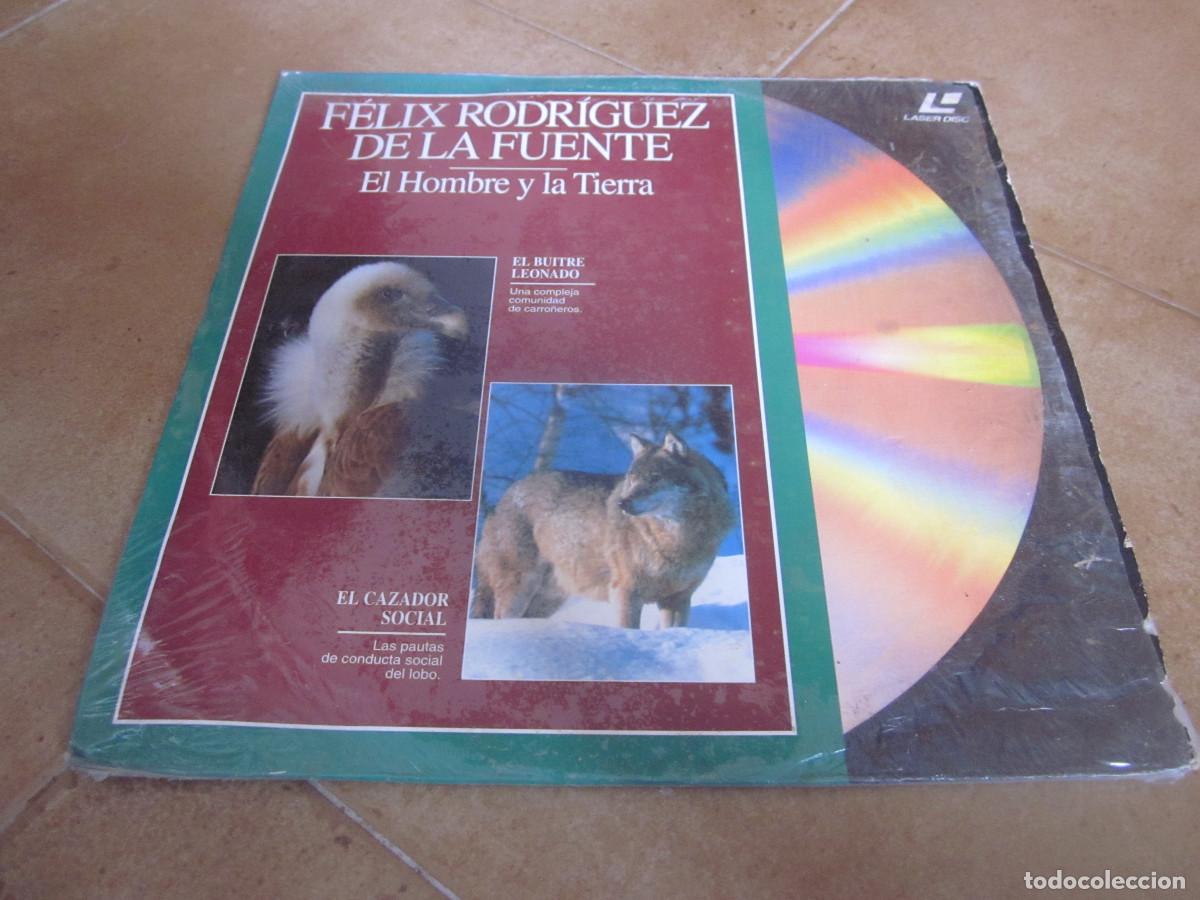 Cine: FELIX RODRIGUEZ DE LA FUENTE - EL HOMBRE Y LA TIERRA LASER DISC - EL BUITRE LEONADO / EL CAZADOR SOC