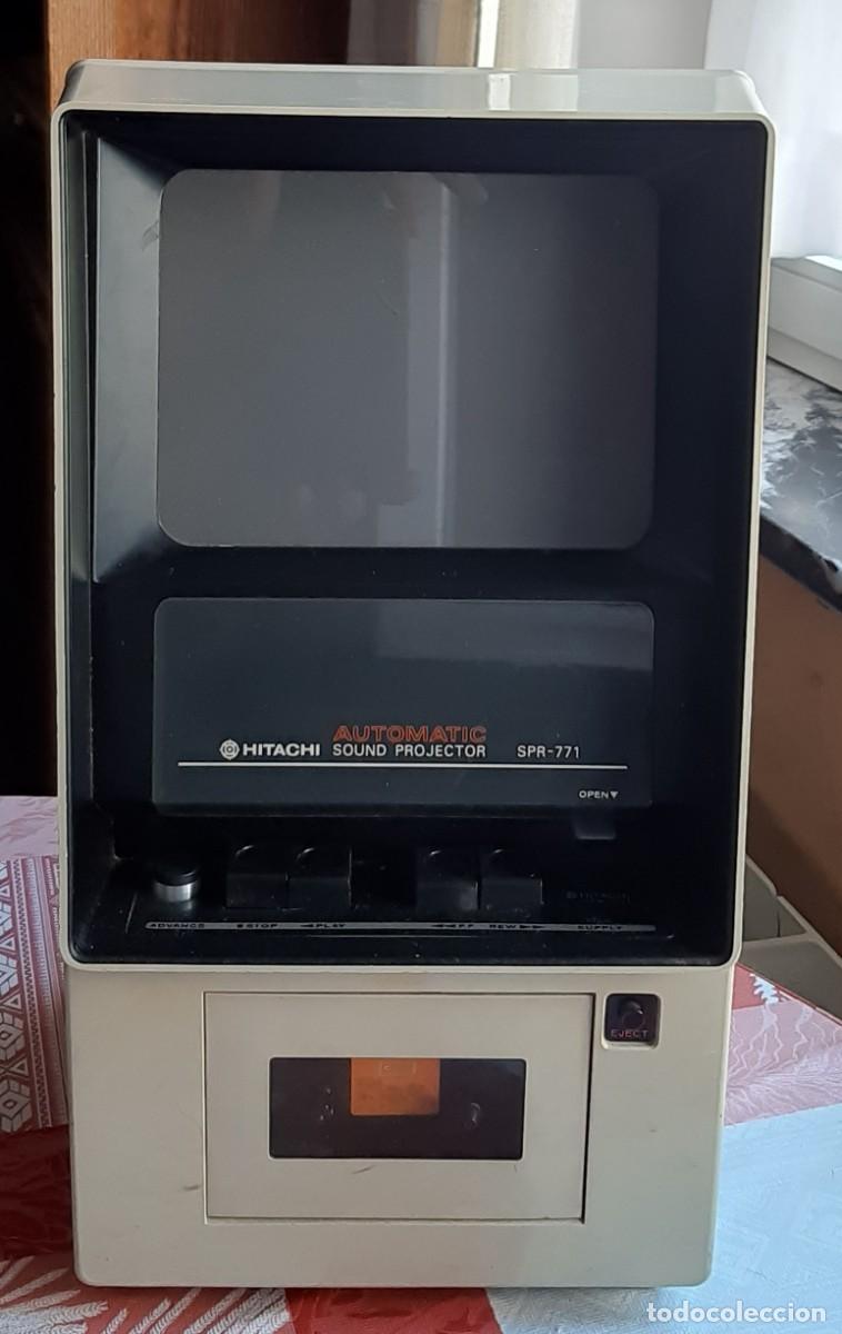 Cine: Proyector Filminas Hitachi SPR-771 Vintage + 3 Cuentos Disney Alcari