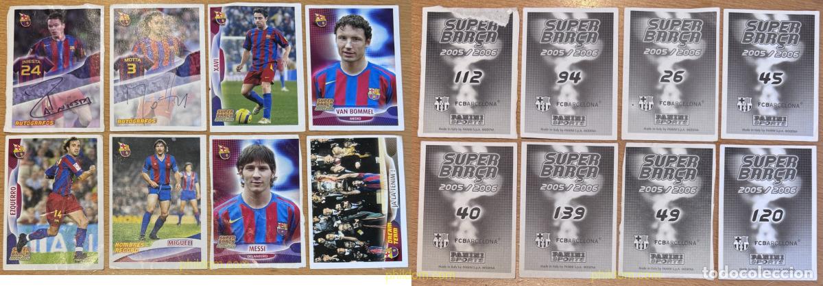 Cine: LOTE DE 8 CROMOS SUPER BAR&Ccedil;A 2005/2006 26-40-45-49-94-112-120-139