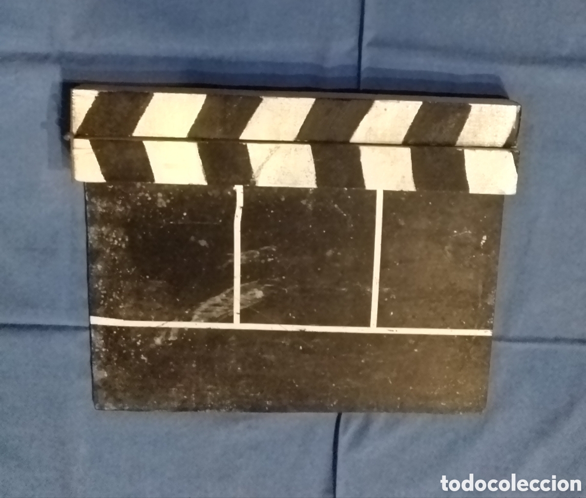Cine: Claqueta de cine madera y pl&aacute;stico