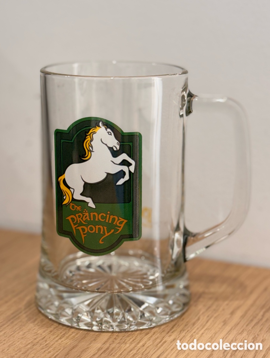 Cine: JARRA CRISTAL DE COLECCI&Oacute;N THE PRANCING PONY EL SE&Ntilde;OR DE LOS ANILLOS