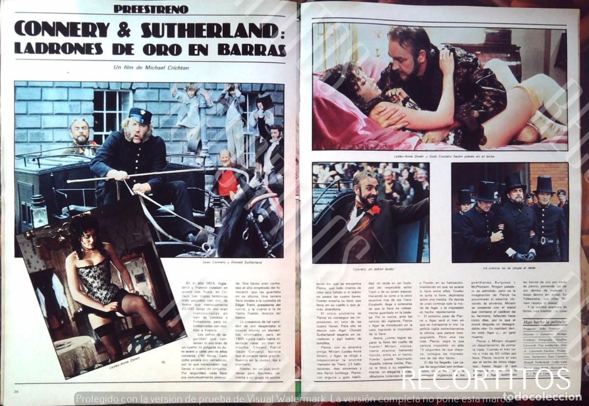 Cine: LESLEY ANNE DOWN NORTE Y SUR LESLEI LESLY ANN SEAN CONNERY DONALD SUTHERLAND