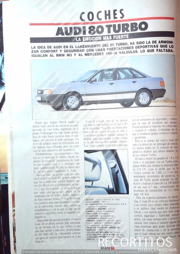 Cin&eacute;ma: audi 80 turbo motor coches