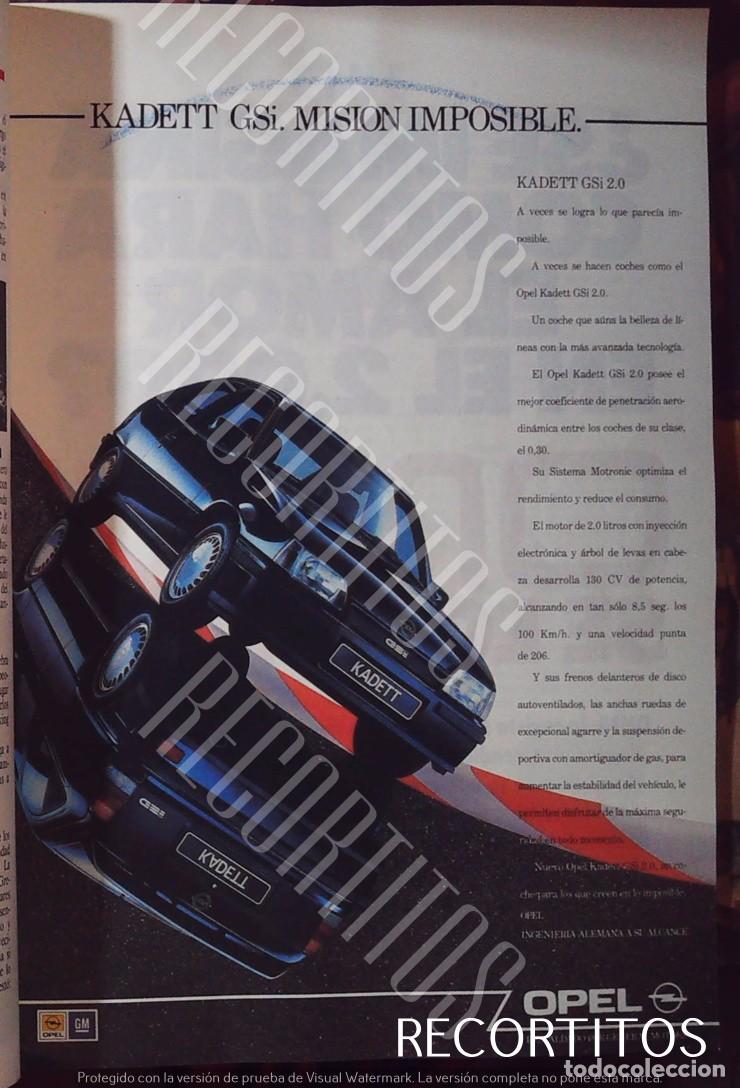 Cine: opel kadett gsi mision imposible