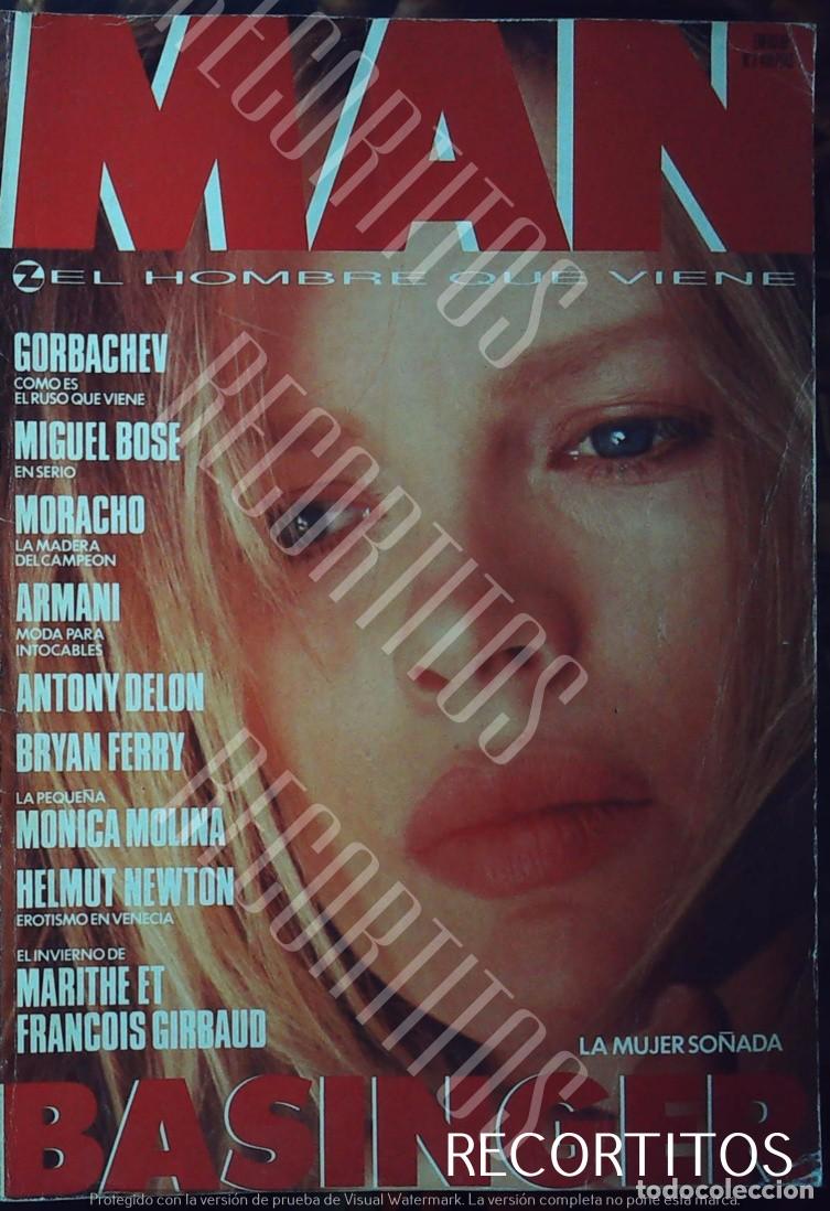 Cine: recorte portada kim basinger vorago anuncio fragancia don johnson