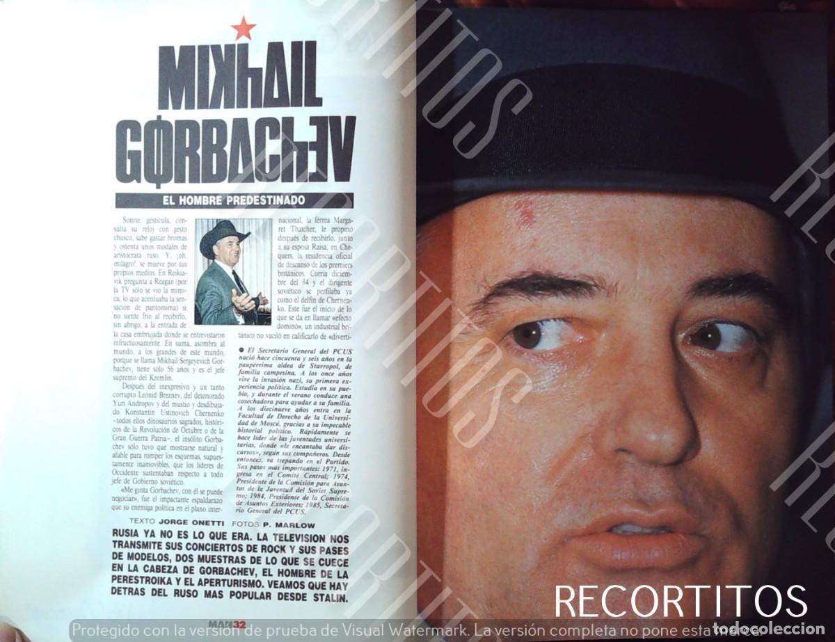 Cine: lideres politicos de los 80 mihail gorbachev gorbachov