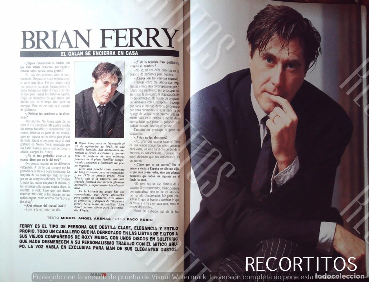 Cine: bryan ferry roxy music 1988