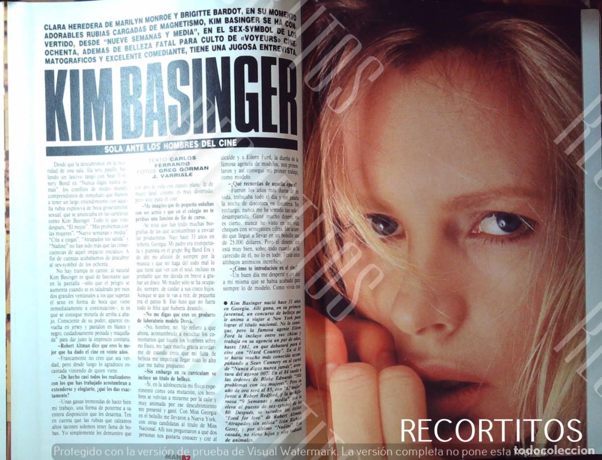 Cine: poster desplegable y entrevista kim basinger