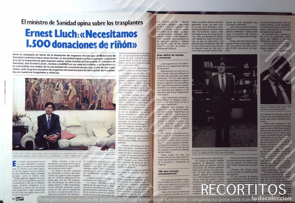 Cine: ernest lluch ministro de sanidad