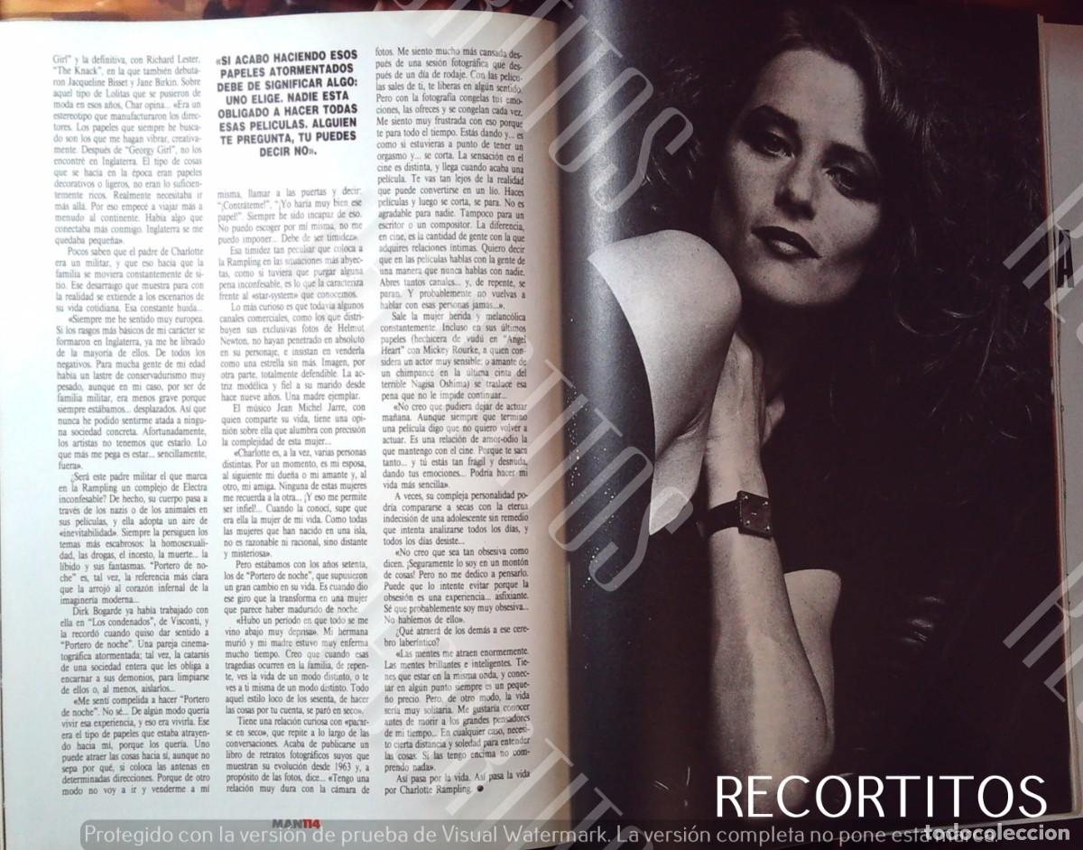 Cine: CHARLOTTE RAMPLING sexy pin up
