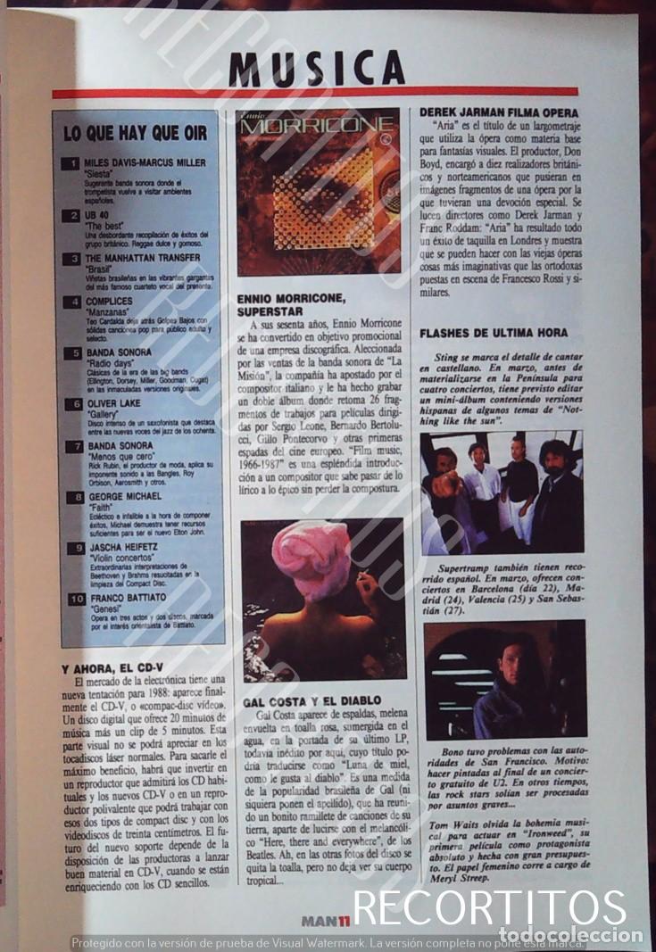 Cine: supertramp gal costa bono u2 morricone