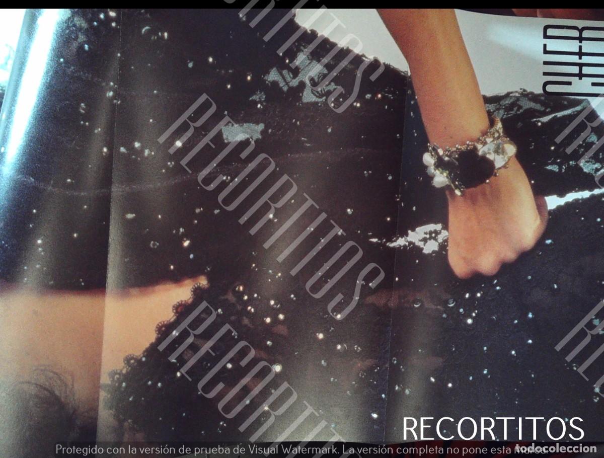 Cine: poster desplegable y articulo cher 1988 - Foto 2