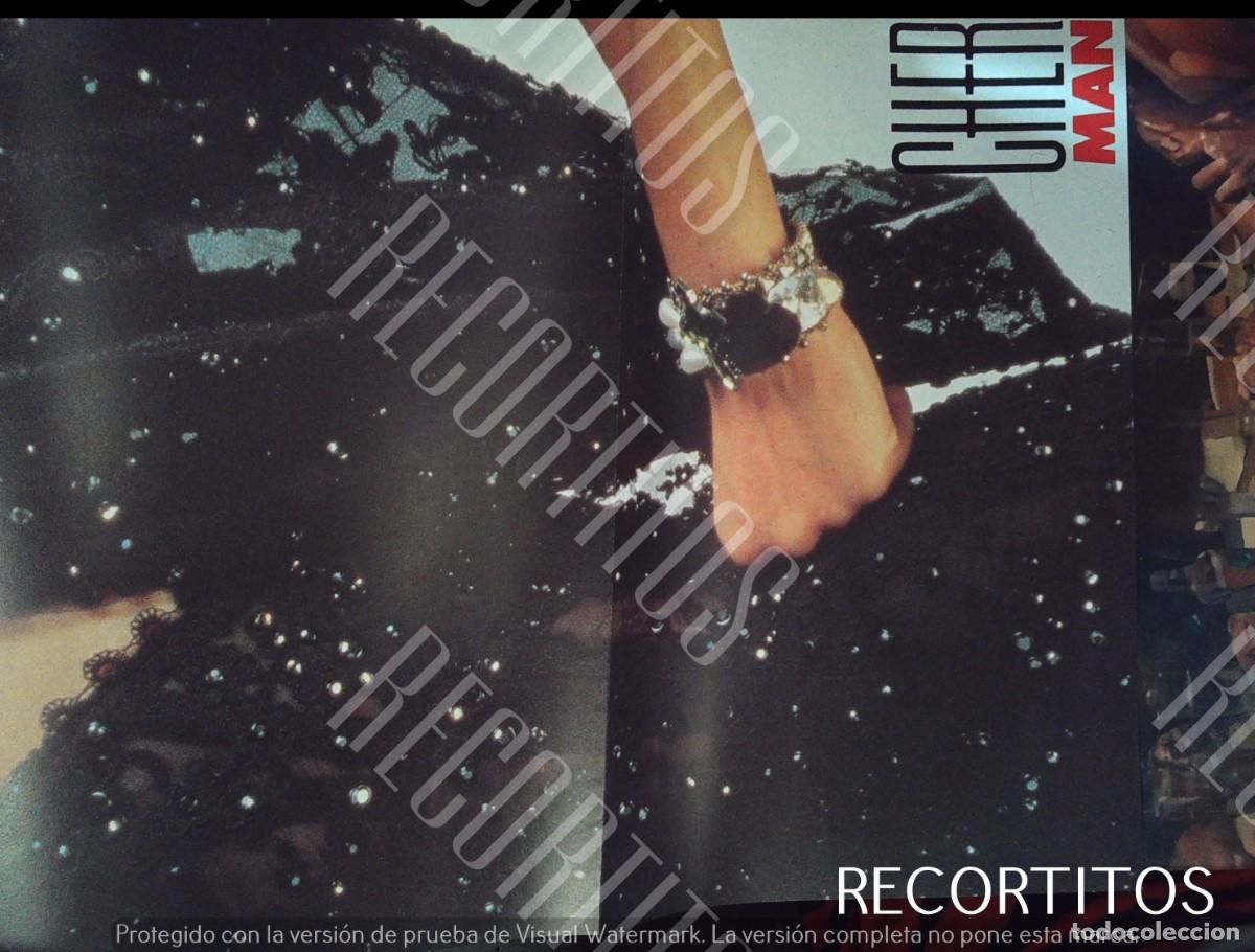 Cine: poster desplegable y articulo cher 1988 - Foto 3