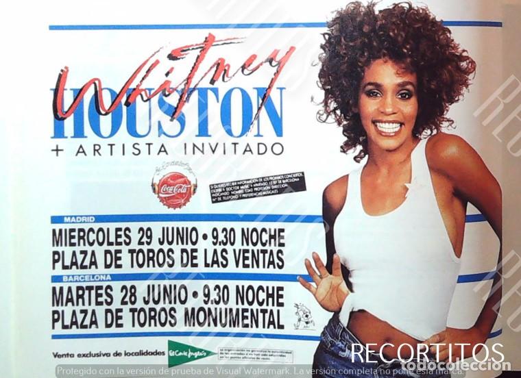 Cine: 1988 whitney houston en madrid barcelona