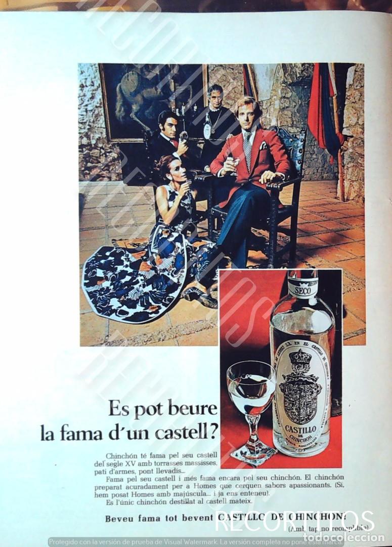 Cine: castillo de chinchon anis seco anuncio en catalan