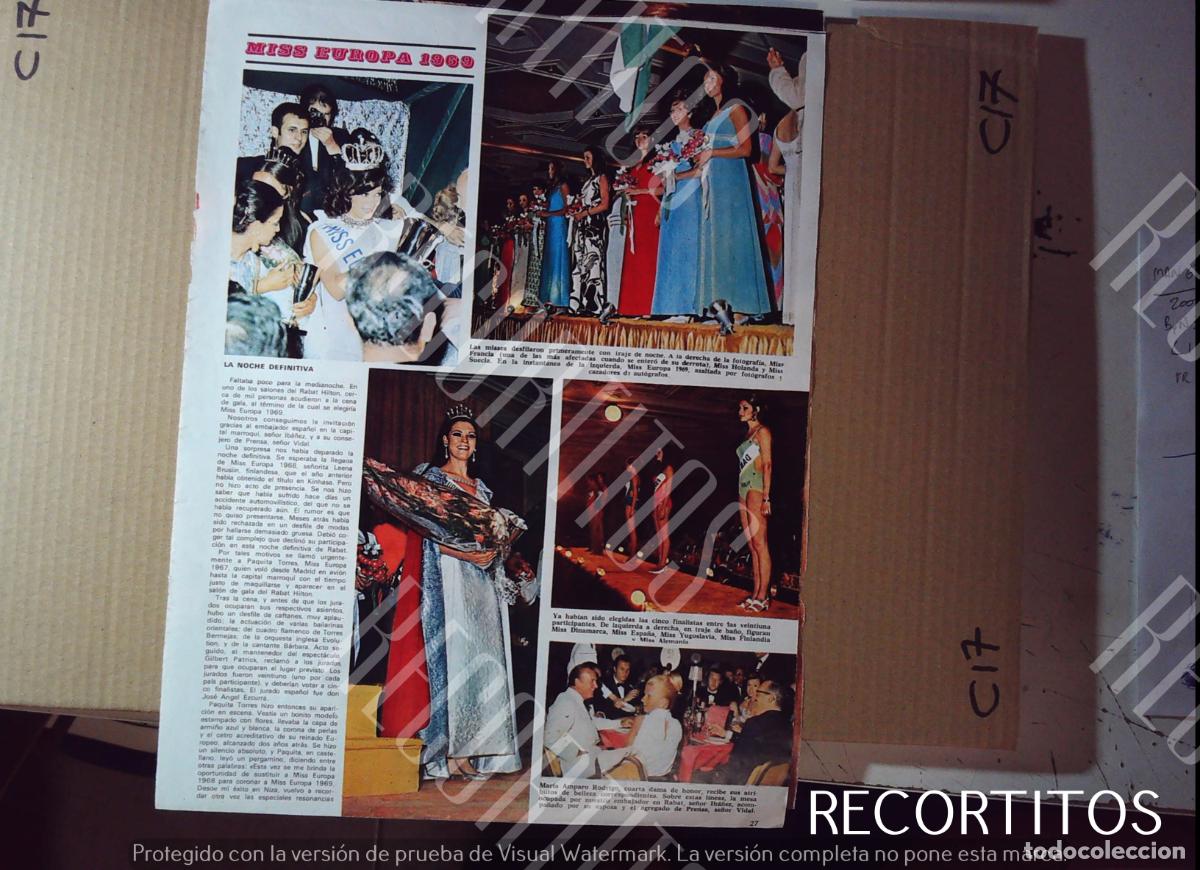Cine: amparo rodrigo miss europa espa&ntilde;a miss universo paquita torres 1969