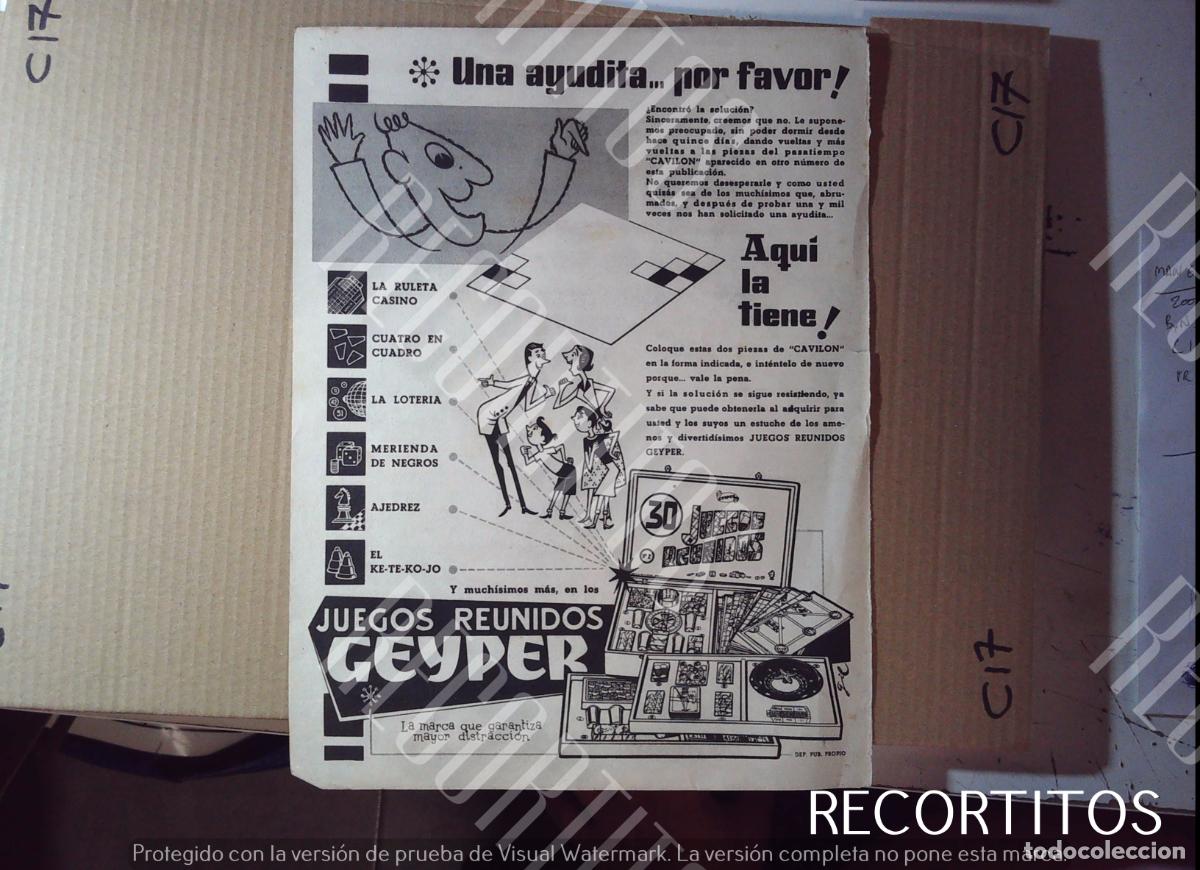 Cine: juguetes geyper anuncio de los juegos reunidos
