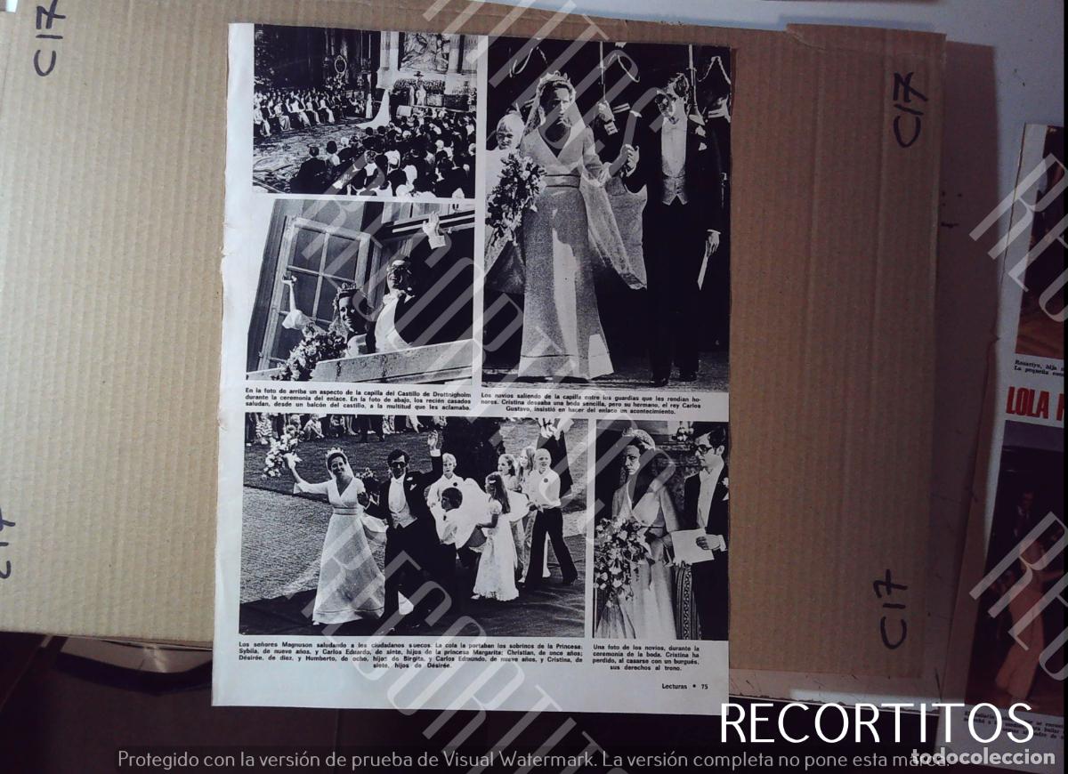 Cine: CRISTINA DE SUECIA CARLOS GUSTAVO la boda