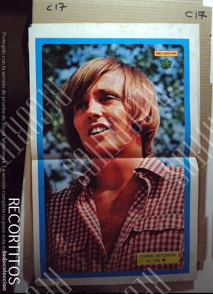 Cine: chris mitchum poster en diez minutos copacabana bellezas en ba&ntilde;ador