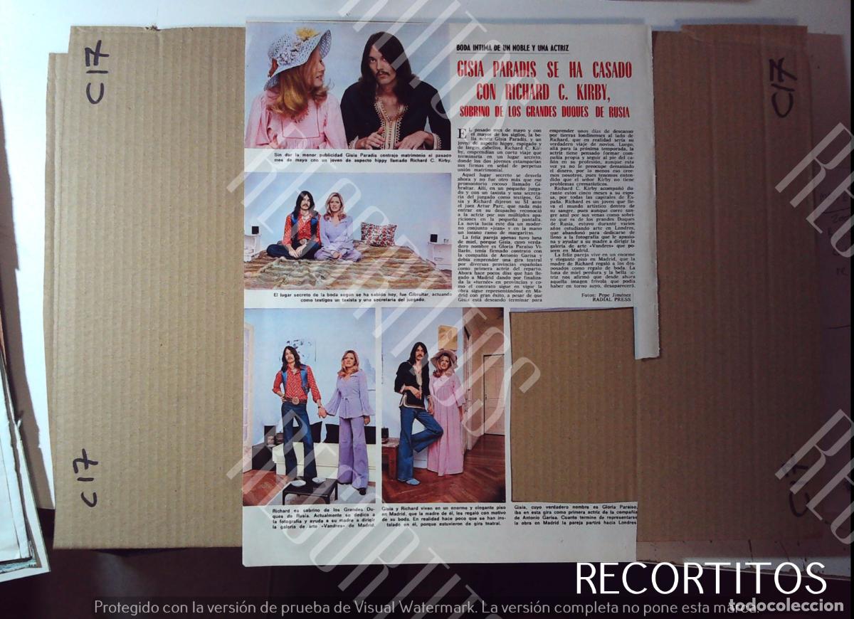 Cine: recorte de gisia paradis richard c kirby