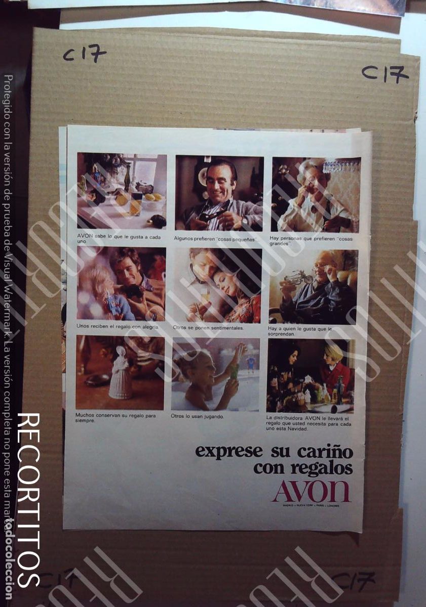 Cine: anuncio avon bra acero inoxidable