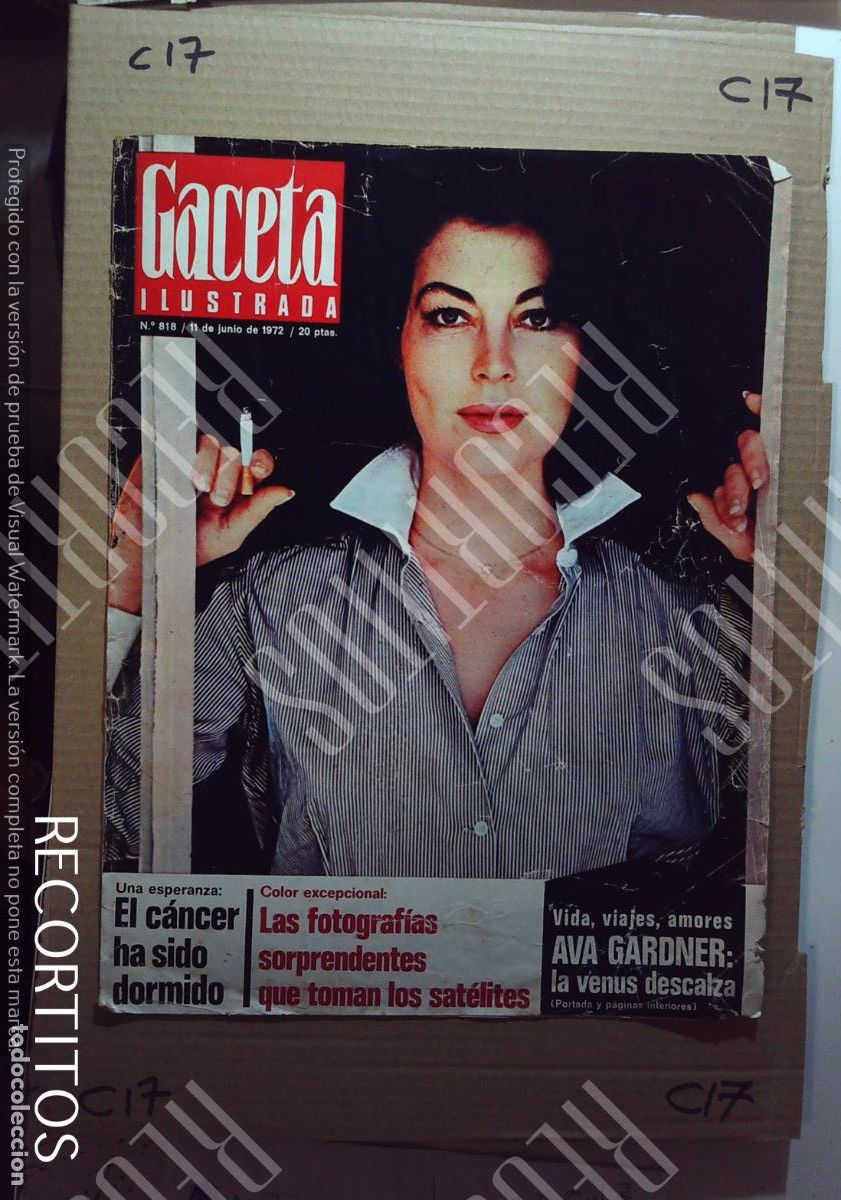 Cinema: recorte portada de ava gardner