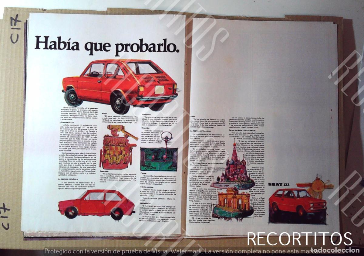 Cinema: SEAT 133 ANUNCIO PUBLICICDAD