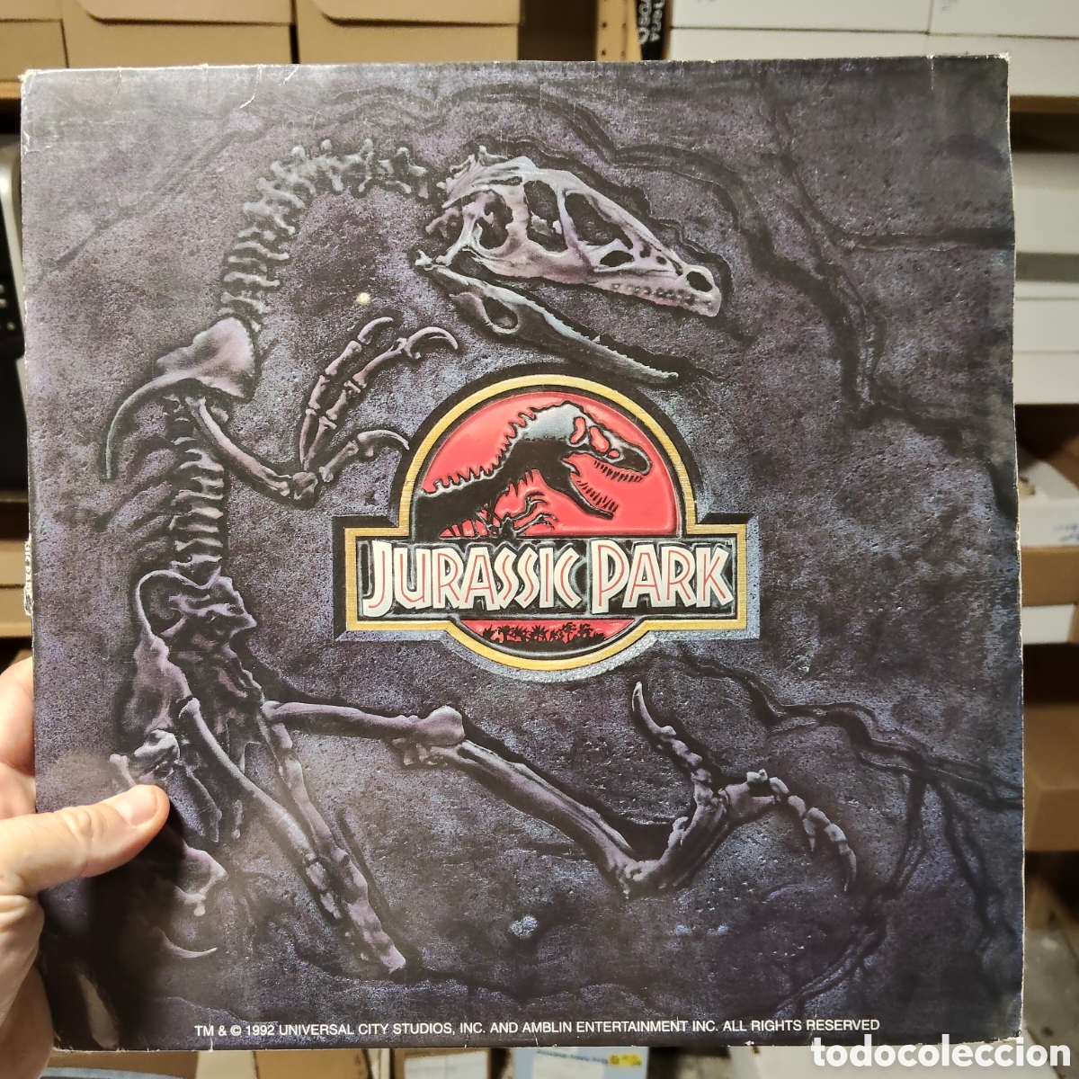 Cine: Laser disc Parque Jur&aacute;sico Jurassic Park 1992