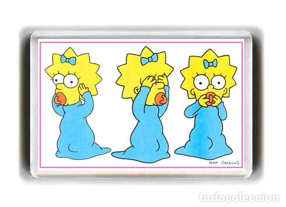Cine: IMAN ACRILICO NEVERA - DIBUJOS ANIMADOS - MAGGIE SIMPSON