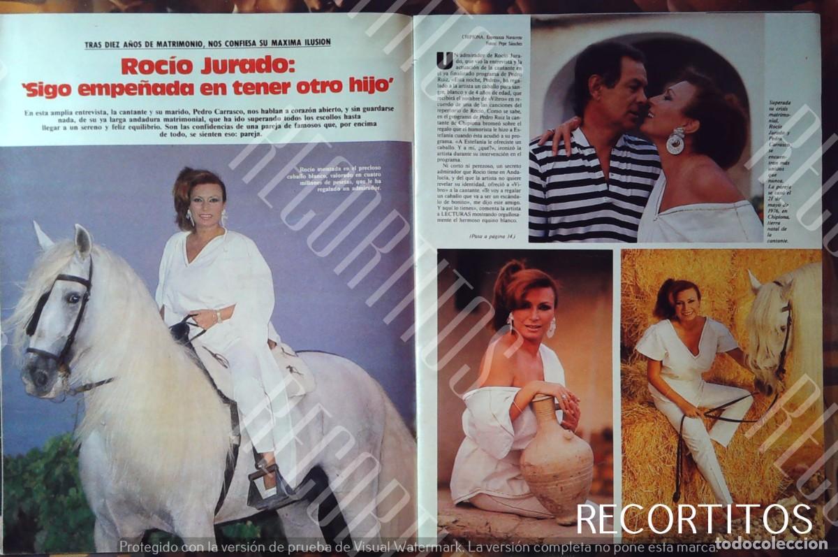 Cine: rocio jurado pedro carrasco 1986 10 a&ntilde;os de matrimonio