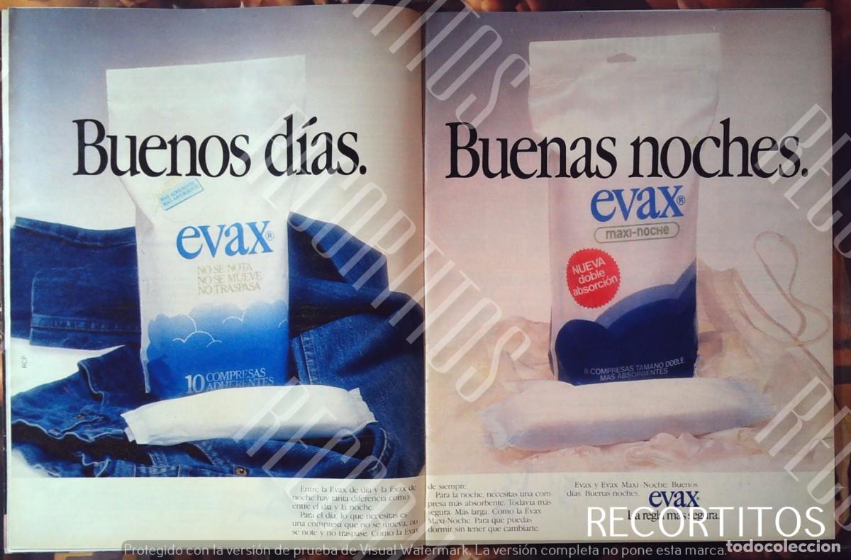 Cine: EVAX COMPRESAS ANUNCIO PUBLICIDAD
