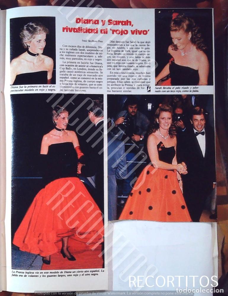 Cine: lady di diana de gales SARAH ARMSTRING ELIZABETH II frank sinatra tiene un recorte