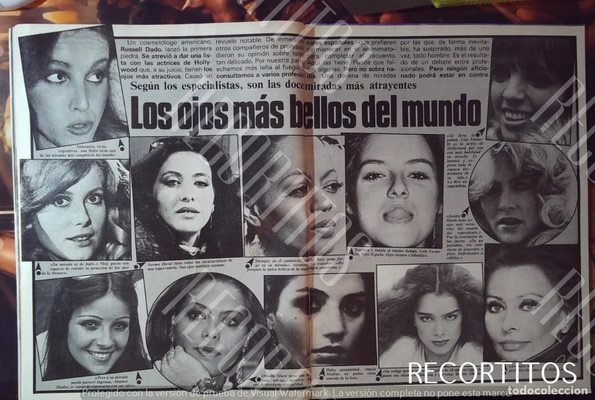Cine: diana ross lola forner sofia loren brooke shields amparo mu&ntilde;oz ornella mutti norma duval ana belen l