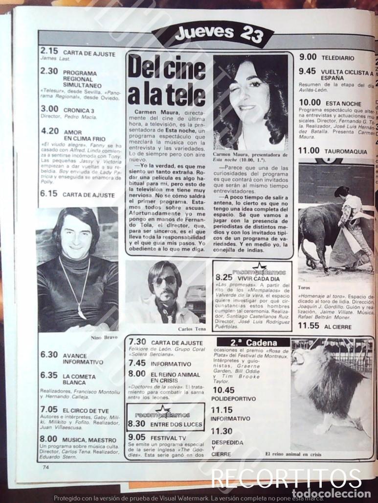 Cine: nino bravo carlos tena carmen maura